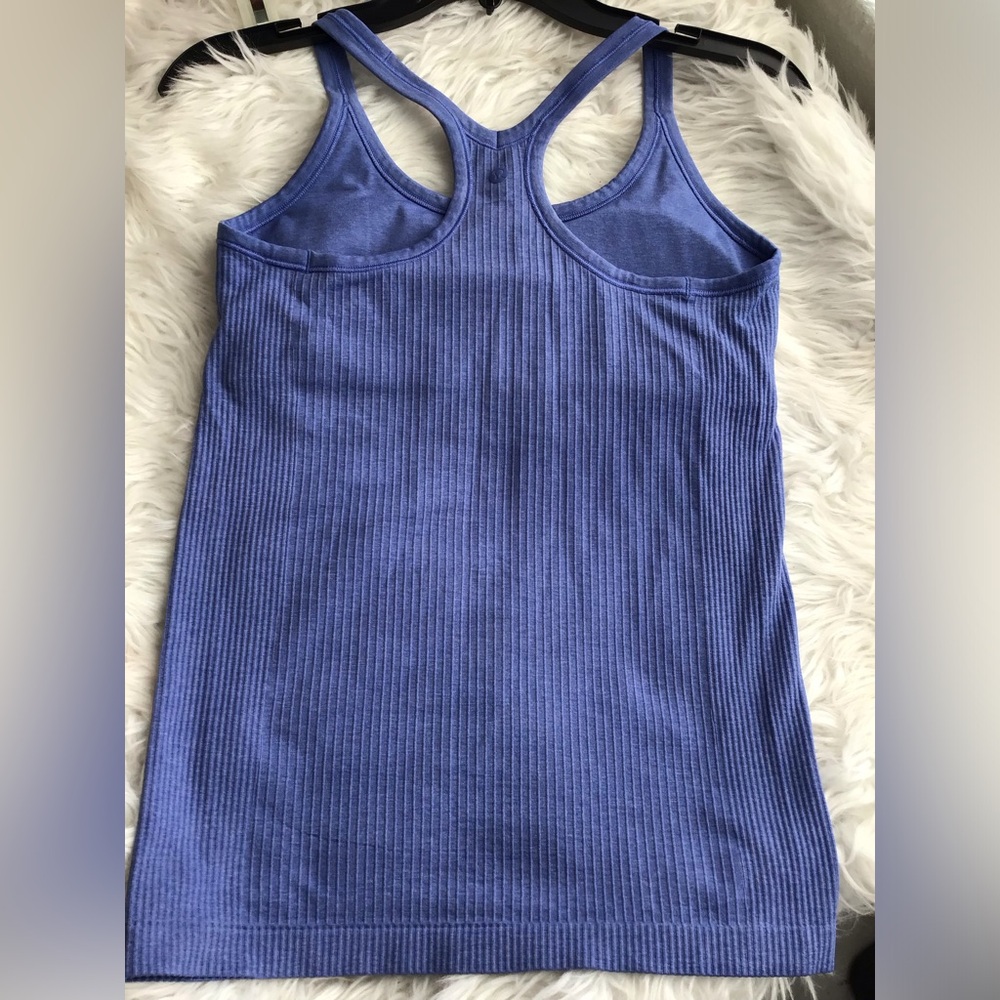🌼Lululemon Ebb to Street Shelf Bra Tank Top *Light Support Wild Indigo Size 8 - Picture 9 of 12